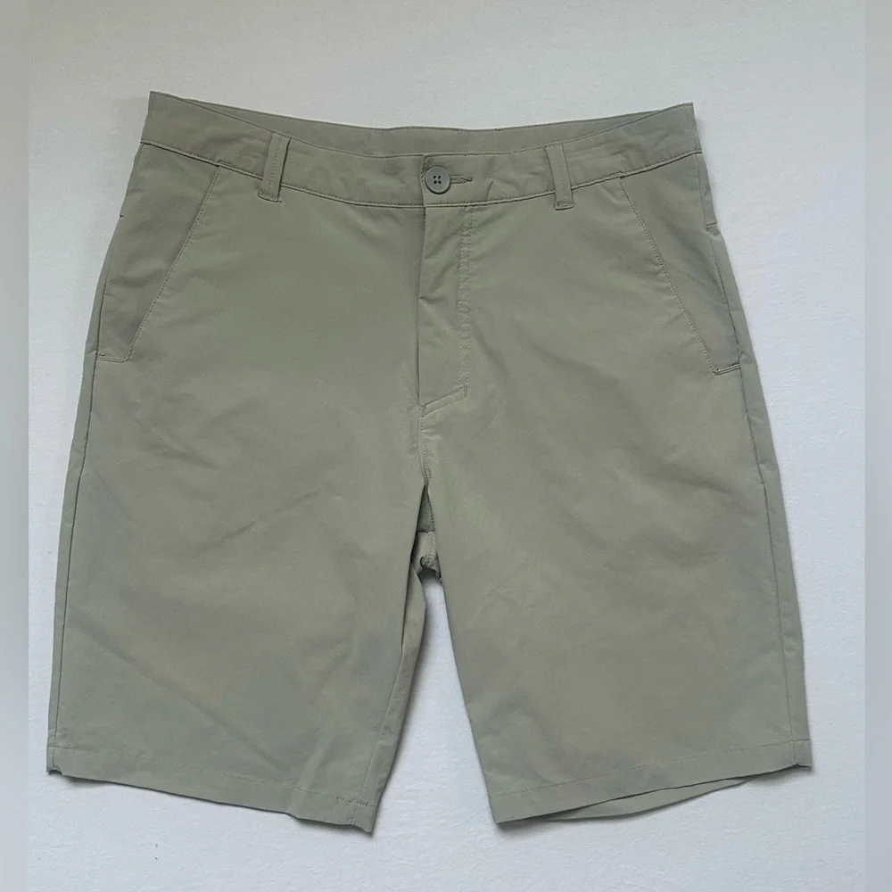 Oakley Men's Stone Gray Take Pro 3.0 Golf Flat Front Shorts Size 32 Regular Fit - Picture 3 of 10